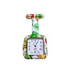 Pielęgniarka zegarek Doktor Fob Silikonowa kieszonkowa broszka do biżuterii zegarki Square Colorful Prints Tunice Watches 29 Colours B8192