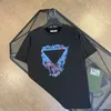 Herren T-Shirts Designer Frühling Sommer Neue Paar Stil Unwirkliche Farbe Dreieck Druck Rundhals Kurzarm für Männer Frauen NF1Q
