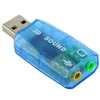 Scheda audio 3D USB esterna a microfono da 3,5 mm Jack per cuffie Cuffie stereo o Adattatore Nuova interfaccia altoparlante per laptop3263807