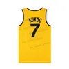 Moive Toni Kukoc 7 Basketball College Jersey Принц Бель-Айс-Академия 14 Уилл Смит желтый Югопластика