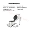 110V/220V Elektrikli Dondurma Burger Pie Makineler Dondurma Panini Hamburger Waffle Maker Sandwich Press Maker