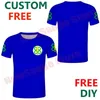 Yoruba Mensen T-shirt Aangepaste Stam Vlag T-shirt Yoruba Etnische Kleding Print Sport Nigeria Nationale Streetwear Tshirt 220609