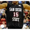 XflspCustom San Diego State Aztecs SDSU College Basketball Jersey Leonard Matt Bradley Trey Pulliam Lamont Butler Nathan Mensah Keshad Johnson