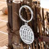 Porte-clés père beau-père porte-clés cadeau pour les cadeaux de fête des pères vous mariage de fils fille porte-clés