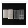 Paketleme Şişeleri Ofis Okulu İşinde Endüstriyel Damla Teslimat 2021 Boş Plastik Oval Deodorant Konteynerleri Kapak Kapakları ile Balsam Tüpleri GJ2Q