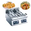 Commerciële bakpannen Elektrische crêpe pannenkoekoven Chinese gebakken bun chow mein frituren dumplings machine