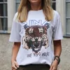 Tijger grafische tee t-shirt vrouwen zomer kleding losse katoenen t-shirt vintage streetwear tops shirts 220411