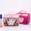 Fashion Sequin Kid Lunch Bag Aluminum Foil Thermal Insulated Lunch Bag Portable Outdoor Picnic Lunch Box Food Storage Tote Box RRE13793