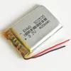 3.7V 400mAh Lithium Polymer Rechargeable Battery LiPo cells 502535 For Mp3 headphone DVD GPS mobile phone Camera psp Toys