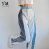 Yuoomuoo vrouwen broek mode contrast kleur corduroy lange rechte broek streetwear y2k dames bodems 220325