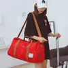Plunjezakken gepersonaliseerde borduurwerk mode unisex gym tas vrijetijdssport bagage draagbare schouder messenger bagtravel bagduffel