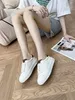Men Dress Shoes Fashion Casual Lady Lace-Up Designer Suede Sneaker 100% Leather White Black Women Gym Dikke Bottom Trainers Platform Dames Sneakers 35-41 E220