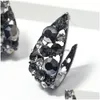 Dangle Chandelier Bohemian Fashion Jewelry Vintage Geometric Earrings Rhinstone Stud Drop Delivery Dhptm
