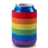 Ander kookgerei Regenboog Neopreen Cup Cover Blikje Bier Sap Waterfles Cover Neopreen Geïsoleerde Sleeve Bag LGBT Blikje Dranken Case Pouch