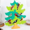 WASGIJ PUZZLES 3D Pussel Children's Wood Matching Bird Tree Building Block Puzzle Teaching Aids Creative Toys Gifts
