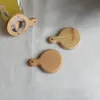 Sublimazione 1pc naturale fatto a mano in legno di bambù apribottiglie magneti per frigorifero pasta per frigorifero decorazione della casa regalo apribottiglie di birra