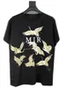 Tee عالية الجودة O-Neck Bird Print Mens Shirt T-Shirt Summer Top Pullover Shirt for Men Animal Tees Shirt Homme Outfits