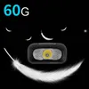 New Body Motion Sensor Headlight Mini Rechargeable LED Headlamp Camping Flashlight Head Light Torch Lamp With USB