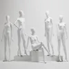 Modestil Mattegloss White Mannequin Women Full Body Model tillverkad av Factory Direct Sell