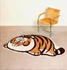 カーペットかわいい虎の敷物の子供ルーム漫画カーペットぬいぐるみ太い床マットバスルーム非滑り止め吸収型ドアマットベッドサイドソフトカルペット