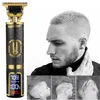 Professionnel T9 Hommes Tondeuse Sans Fil Chauve Cheveux Tondeuse Rasoir Électrique Sculpture Vintage USB Machine De Découpe 220712