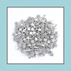 100 Pcs 9 Mm Étoile Perle Charme Or Sier Plaqué Ccb En Plastique Petit Pendentif Pour La Fabrication De Bijoux À Faire Soi-Même Bracelet Collier Boucle D'oreille Drop Delivery 2021 Ch