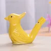 Sifflet d'oiseau d'eau en céramique argile fabricant de bruit d'oiseau d'eau sifflet enfants oiseaux de bain sifflets cadeau de fête de Noël décor artisanal pour la maison BH2965953