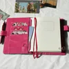 Anteckningar A5 Notebook Cover Planner Diary Book Leather Specifikationer täcker japansk stil Icecream Color School