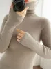 Autumn Winter Cashmere Sweater Turtleneck Pullovers Casual s Women Long Sleeve Tight