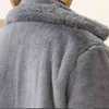 Elegante winterbontjas vrouwen mode pluche faux nertsen bont lagen los bont jas hoog kwaliteit overjas dikke warme winterjassen T220716