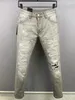 New Men Jeans Hole Light Blue Grigio scuro Italia Marca Uomo Pantaloni lunghi Pantaloni Streetwear denim Skinny Slim Straight Biker Jean per donna D2 qualità Taglia dsquared2 9835