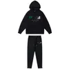 Herr Trapstar Tracksuits Men Woman Fleece Tracksuit Set Winter Hoodies Pants 2 Piece Set Running Hoody Designer Sweatshirt Sport Joggers Sweatpants Passar Male