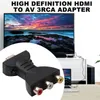 Segnale digitale AV 1080P HDMI compatibile con cavo adattatore AV/RCA Maschio a 3 RCA Cavo audio video Connettore differenza colore RGB