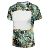 Multiple Party Supplies Sublimation Bleached T-shirt Heat Transfer Blank Bleach Shirt fully Polyester tees US Sizes for Men Women GC1018X2
