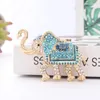 Keychains European And American Key Pendant Rhinestone Elephant Classmate Party Birthday Gift Fred22