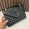 ÜST KALİTE! LOULOU MODA KADıN lüks tasarımcı çanta gerçek deri Çanta messenger crossbody zincir omuzdan askili çanta Tote Cüzdan