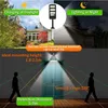 60COB 150COB 120LED 213LED Luzes Solares de Rua com Sensor de Movimento Lâmpada de Parede de Segurança Impermeável Luz Ajustável para Alpendre de Jardim Exterior