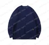 22SS Mens 디자이너 스웨터 스웨터 럭셔리 남성 여성 격자 무늬 편지 남자 파리 패션 최고 품질 거리 긴 슬리브 그레이 블랙 블루 그린 m-2xl