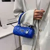 Borsa a tracolla a catena popolare borsa da donna borsa a cilindro con struttura a profumo di piccole dimensioni