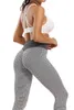Leggings en maille pour femmes Skinny Sculpting Yoga Track Pants élastique grande taille pantalon d'entraînement pantalon de survêtement de mode hip lift gym jogging shaper pant