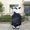 Traje de mascote de vaca de leite fofa de Hallowee de alta qualidade, personagem de anime de anime de anime carnaval adulto unissex vestido de Natal Festa de aniversário ao ar livre roupas