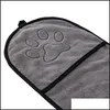 Altri articoli per animali domestici Giardino domestico Nuovi asciugamani da bagno Microfibra tra-assorbente Animali domestici super assorbenti Asciugamano Coperta con tasca Piccola media