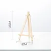 8x15cm Natural Wooden Mini Tripod Easel Mini Wedding Decoration Painting Small Holder Menu Board Accessoriy Stand Display Holders