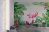 家の装飾3D壁の壁紙立体緑の滝の風景美しいシンプルでクリアなHD背景壁ステッカー