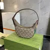 2024 Nuove borse firmate Ophidia Borsa moda donna Borsa da donna di alta qualità mezza luna banchetto Abito da sera in pelle Borsa a tracolla da uomo di lusso mini borsa Portafogli ragazza