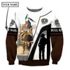 PLstar Cosmos 3DPrint ist personalisierter Name Bull Riding Unique Unisex Herren Damen Hrajuku Streetwear Hoodies Zip Sweatshirt W 7 220714