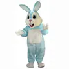 Halloween Blue Blue Rabbit Mascot Traje de alta qualidade Caracteres de desenhos animados Suites unissex adultos roupas de natal vestido de fantasia de carnaval