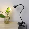 Table Lamps LED Lamp USB Flexible Clamp Clip On Desk Light Bedside Night Warm White For Reading Study DC3V-6VTable