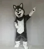2022 Disfraz de mascota de lobo de Halloween Dibujos animados de calidad superior Animal de peluche Personaje de anime Tamaño adulto Festival de carnaval de Navidad Disfraces