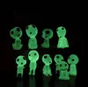 Itens de novidade 10 Pcs Luminous Tree Elf Micro Landscape Personagem Decoração Ao Ar Livre Brilhante Miniatura Estátua de Jardim Vaso de Plantas Inventário Atacado